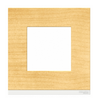 Schneider Electric Unica NEW Pure Клен/Белый Рамка 1-местная NU600283